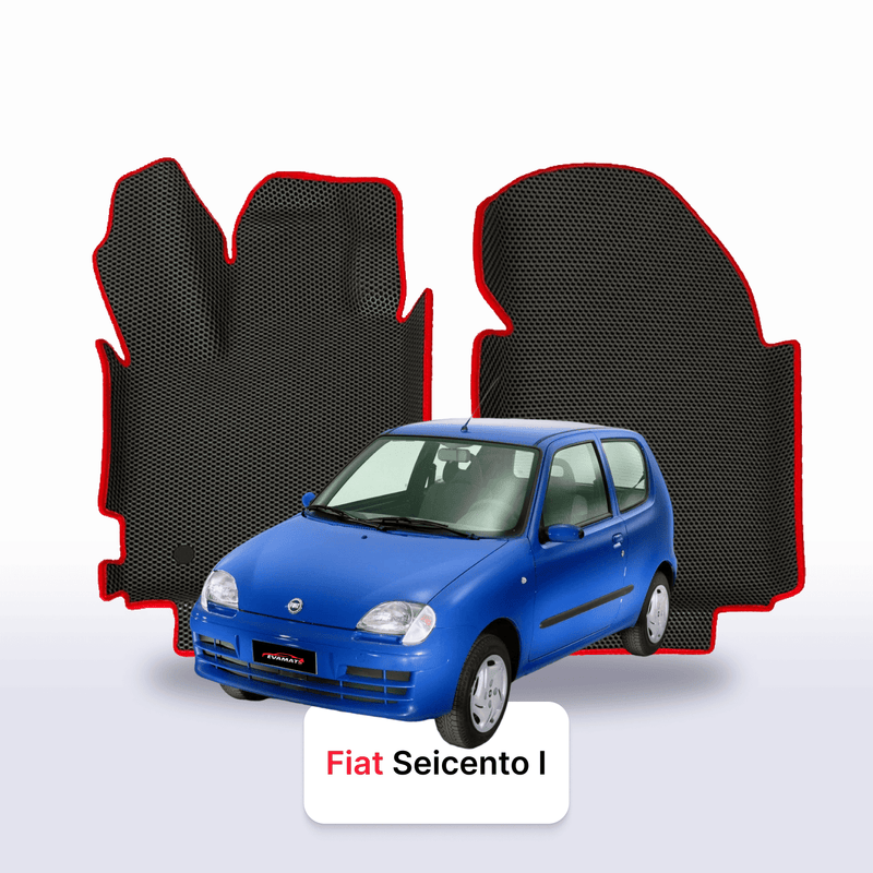 Car mats EVA for Fiat Seicento 1 gen 1997-2010 year HATCHBACK 3 door