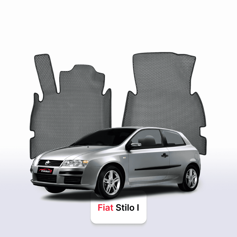 Car mats EVA for Fiat Stilo 1 gen 2001-2007 year HATCHBACK 5 door
