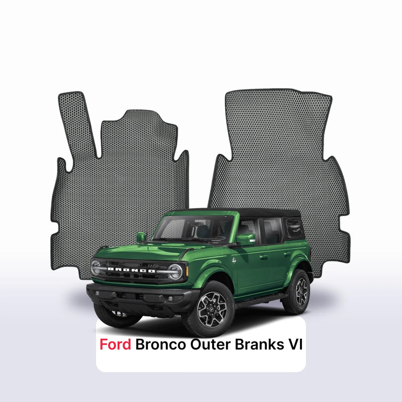 Car mats EVA for Ford Bronco Outer Branks 6 gen 2021-2027 year SUV
