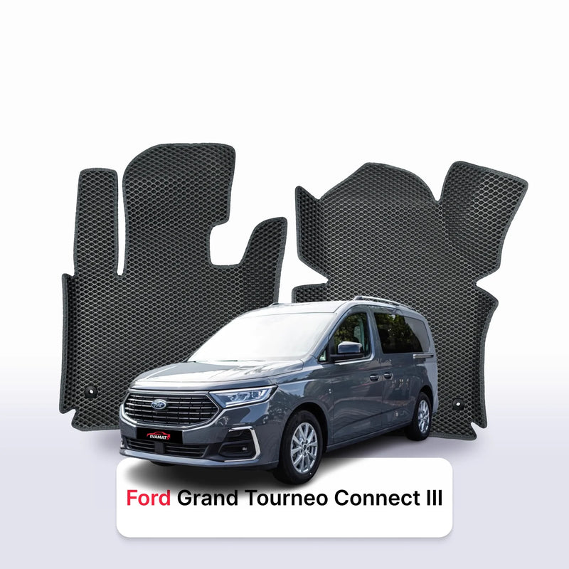 Car mats EVA for Ford Grand Tourneo Connect 3 gen 2021-2027 year MINIVAN 7  seater