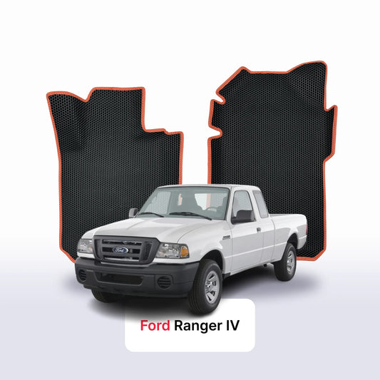 Car mats EVA for Ford Ranger 4 gen 2006-2011 year PICK-UP półtorej kabiny