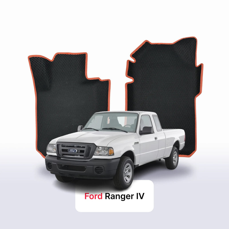 Car mats EVA for Ford Ranger 4 gen 2006-2011 year PICK-UP półtorej kabiny