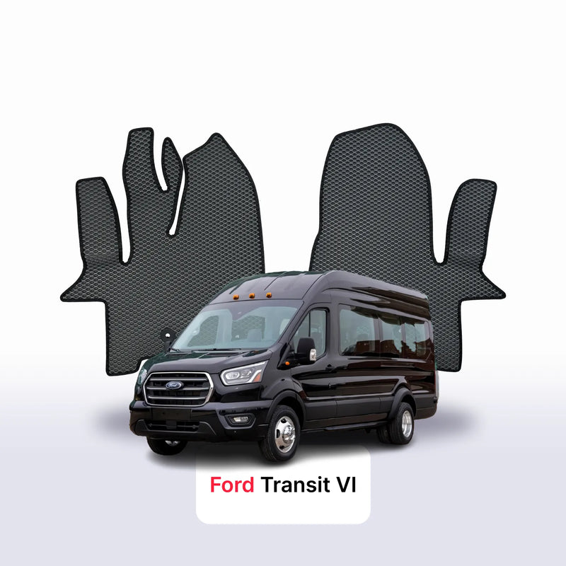 Car mats EVA for Ford Transit 6 gen 2013-2028 year BUS 9 seater