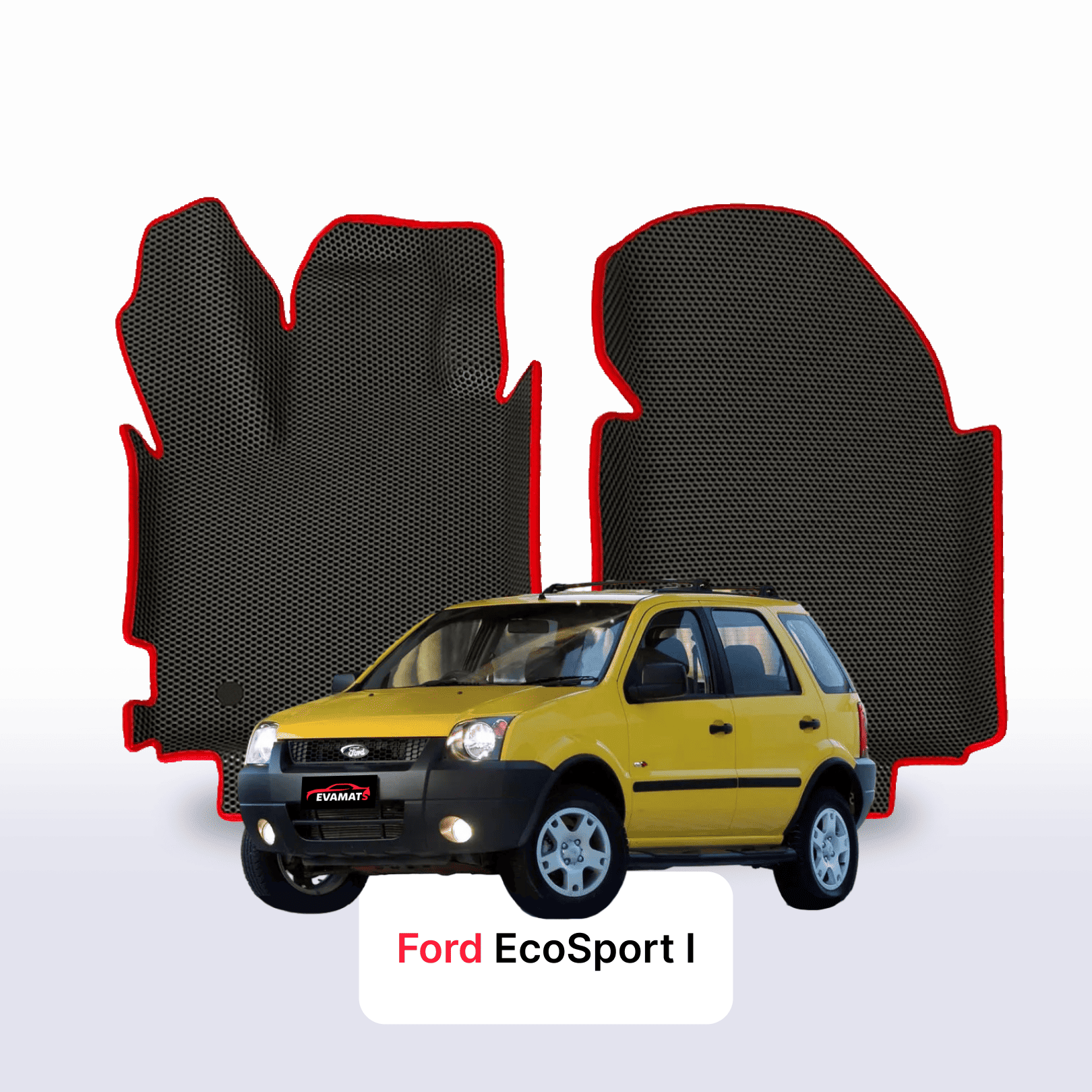 Car mats EVA for Ford EcoSport 1 gen 2003-2012 year SUV