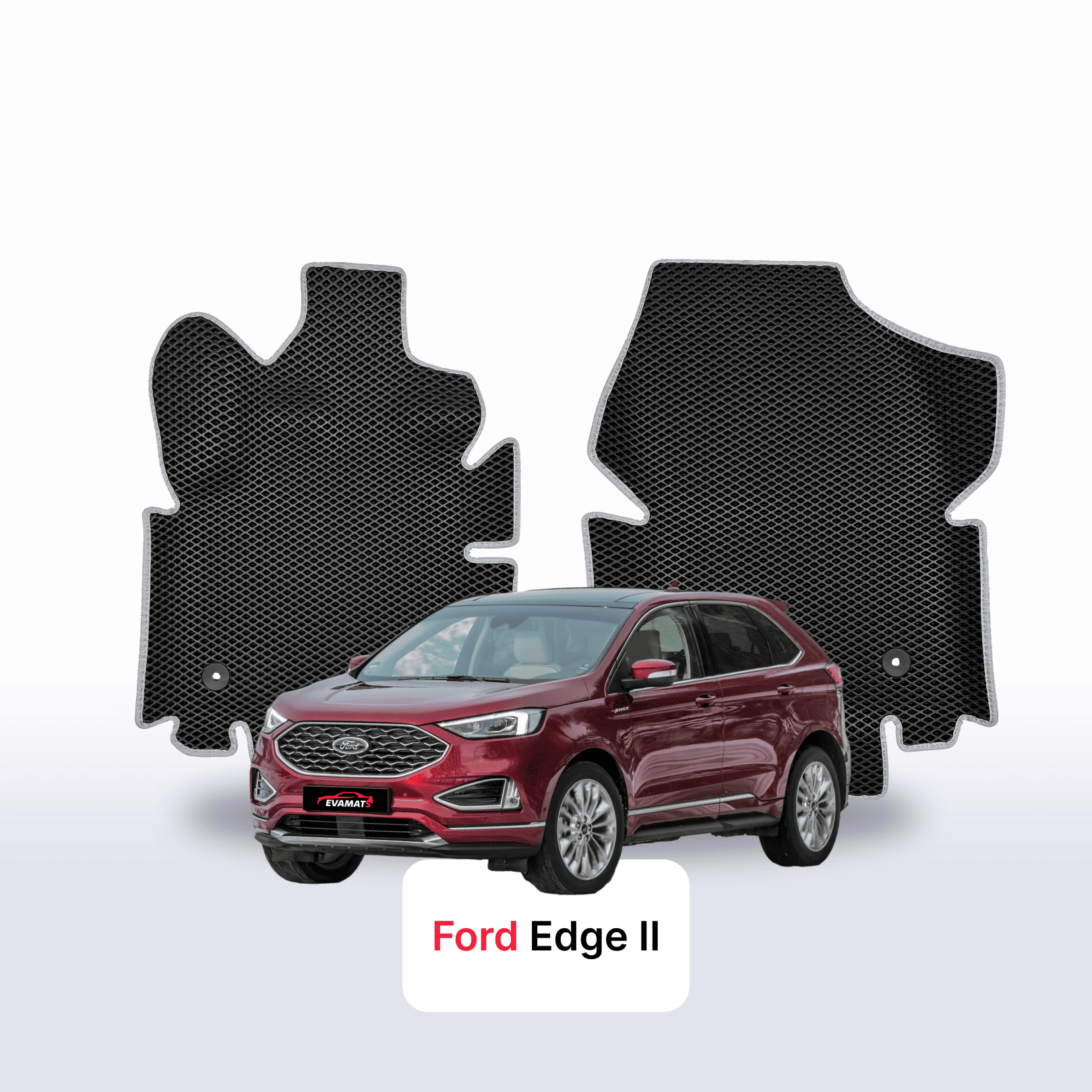 Car mats EVA for Ford Edge 2 gen 2014-2024 year SUV
