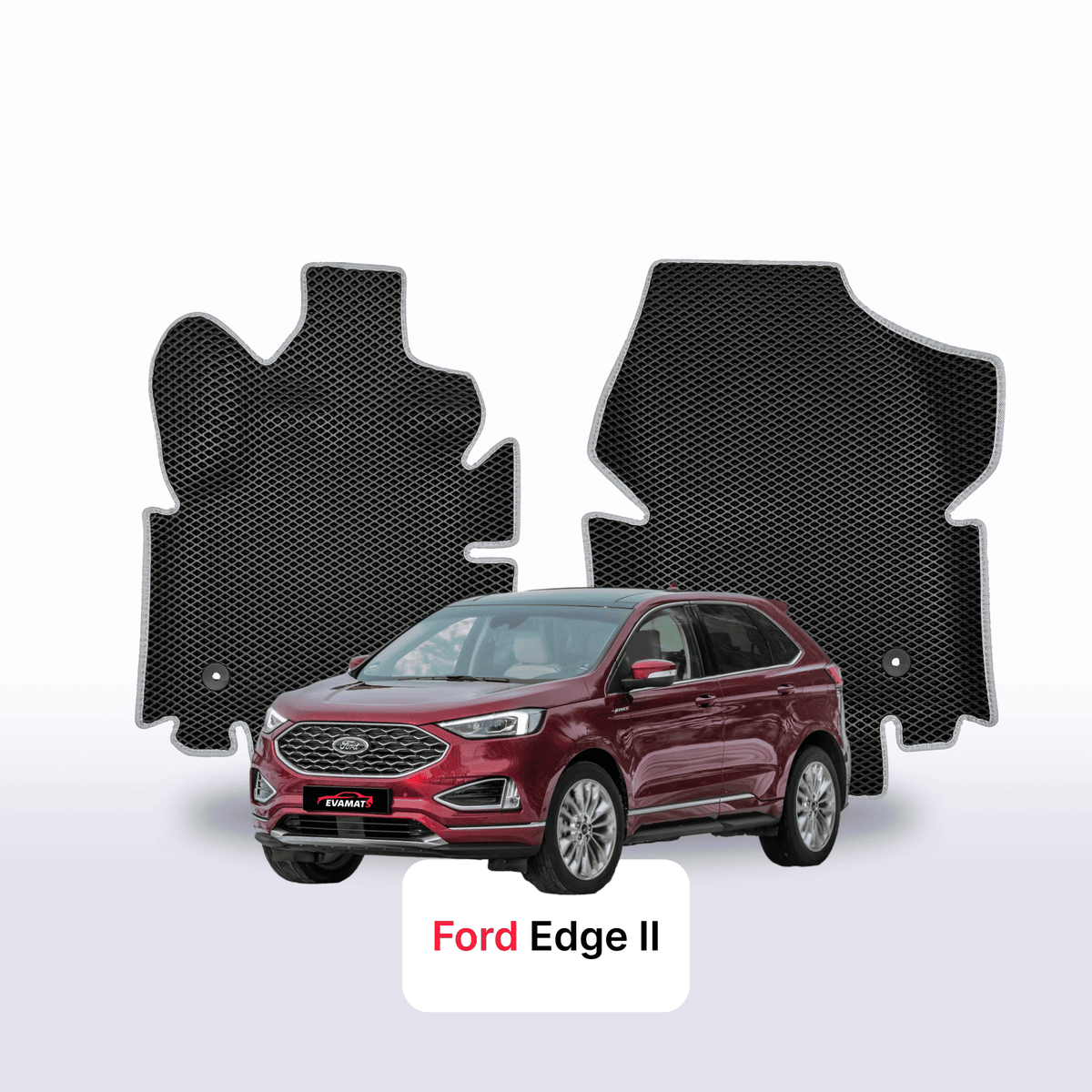 Car mats EVA for Ford Edge 2 gen 2014-2024 year SUV