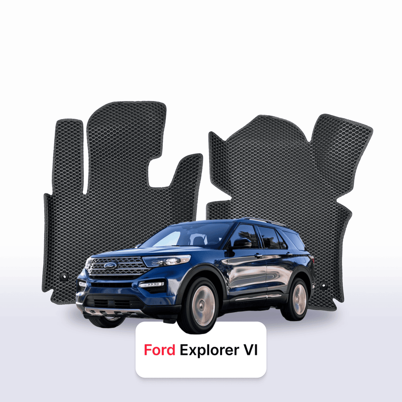 Car mats EVA for Ford Explorer 6 gen 2019-2028 year SUV