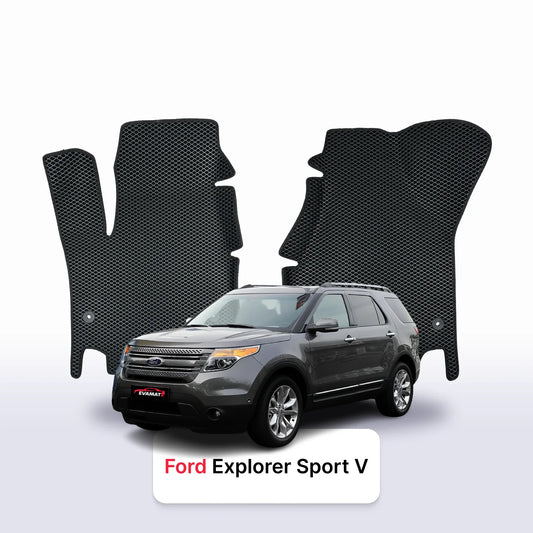 Car mats EVA for Ford Explorer Sport 5 gen 2010-2019 year SUV
