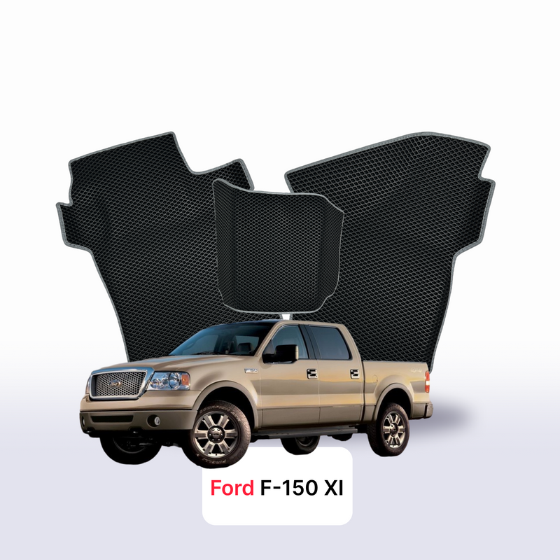 Car mats EVA for Ford F-150 11 gen 2003-2008 year PICK-UP double cabin
