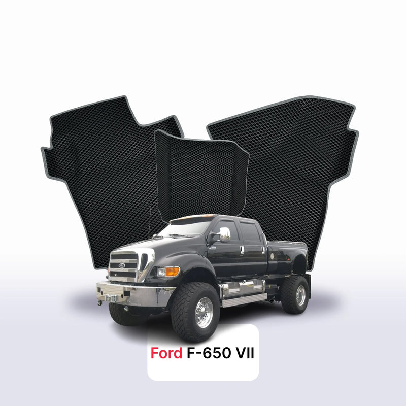 Car mats EVA for Ford F-650 7 gen 2000-2015 year PICK-UP double cabin