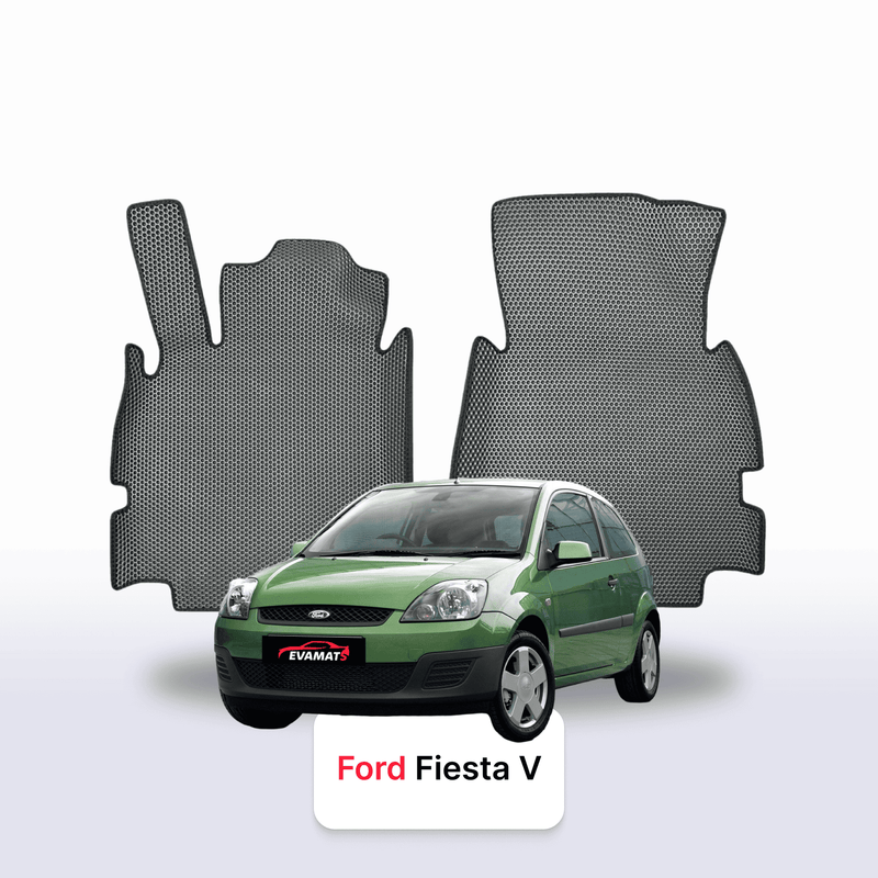 Car mats EVA for Ford Fiesta 5 gen 2002-2008 year HATCHBACK 3 door