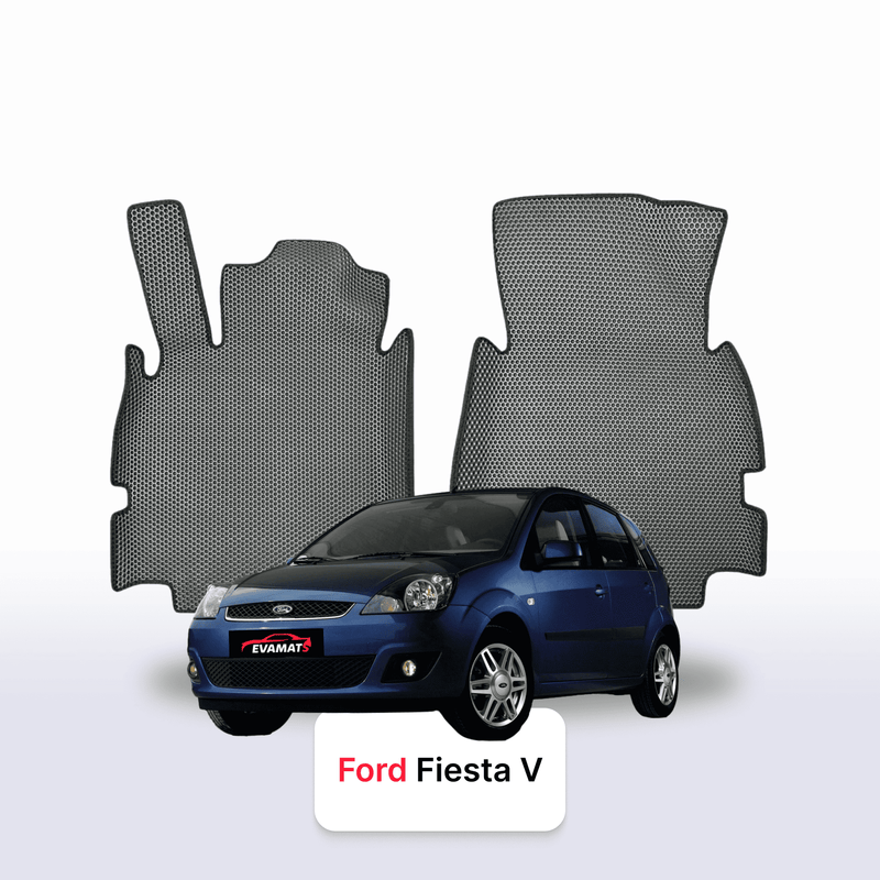 Car mats EVA for Ford Fiesta 5 gen 2002-2008 year HATCHBACK 5 door