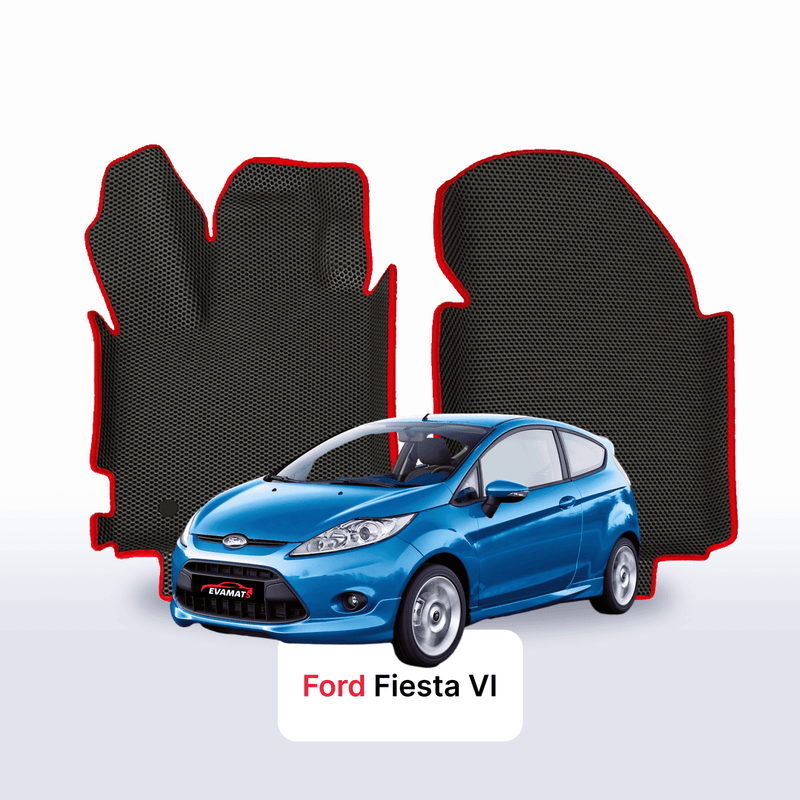 Car mats EVA for Ford Fiesta 6 gen 2008-2017 year HATCHBACK 3 door