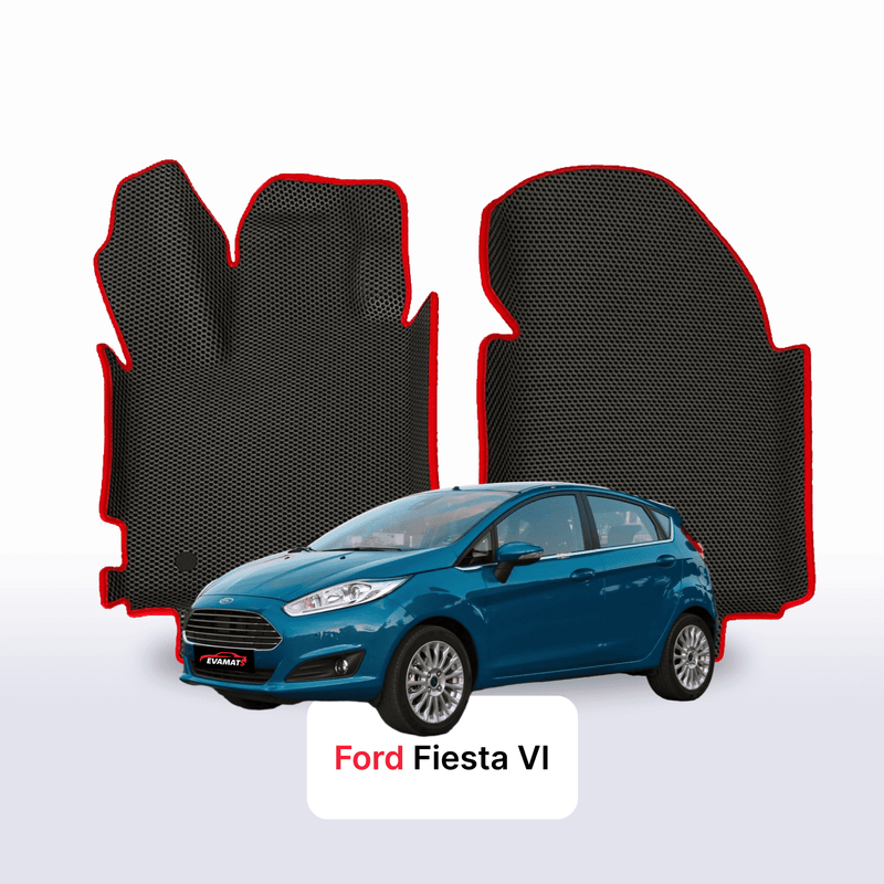 Car mats EVA for Ford Fiesta 6 gen 2008-2017 year HATCHBACK 5 door