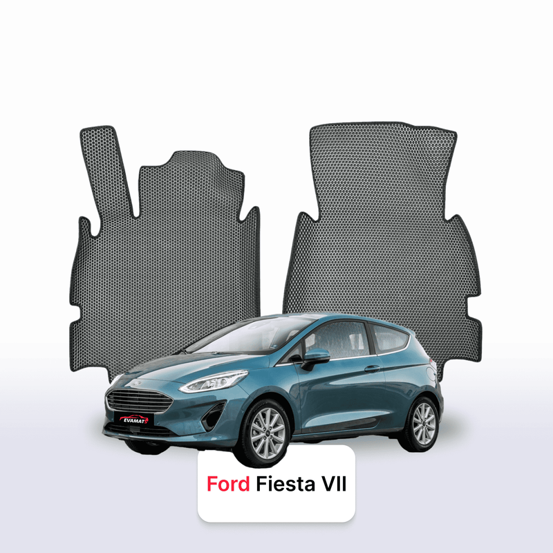 Car mats EVA for Ford Fiesta 7 gen 2017-2023 year HATCHBACK 3 door