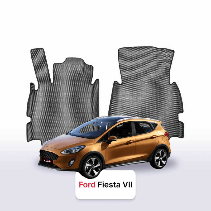 Car mats EVA for Ford Fiesta 7 gen 2016-2023 year HATCHBACK 5 door