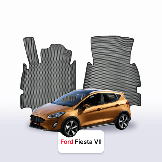 Car mats EVA for Ford Fiesta 7 gen 2016-2023 year HATCHBACK 5 door