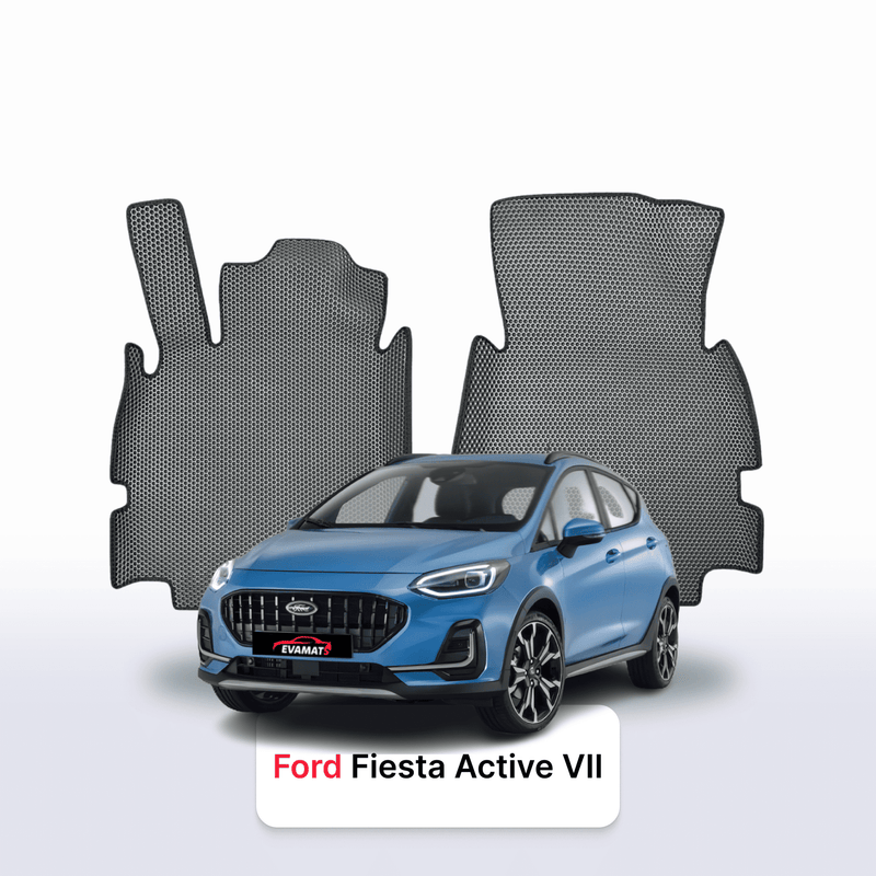 Car mats EVA for Ford Fiesta Active 7 gen 2017-2023 year HATCHBACK 5 door