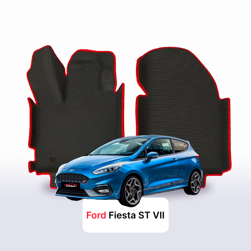 Car mats EVA for Ford Fiesta ST 7 gen 2016-2023 year HATCHBACK 3 door