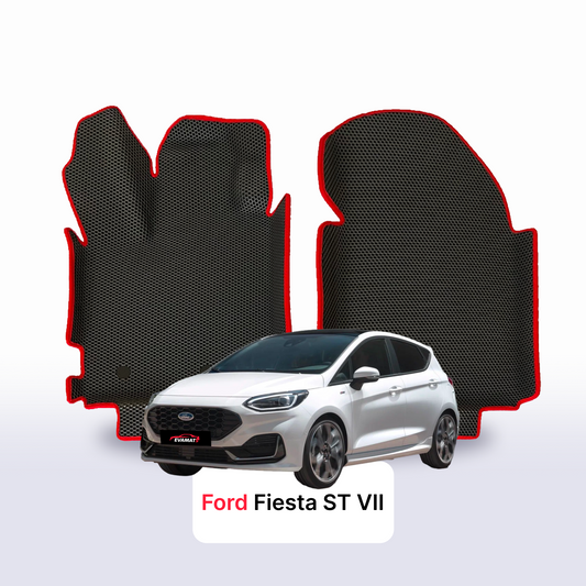 Car mats EVA for Ford Fiesta ST 7 gen 2016-2023 year HATCHBACK 5 door