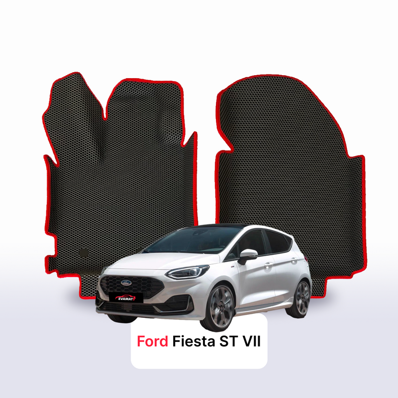 Car mats EVA for Ford Fiesta ST 7 gen 2016-2023 year HATCHBACK 5 door