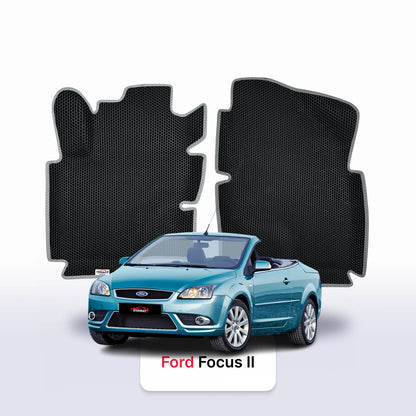 Car mats EVA for Ford Focus(MK2) 2 gen 2004-2011 year COUPE/CABRIO
