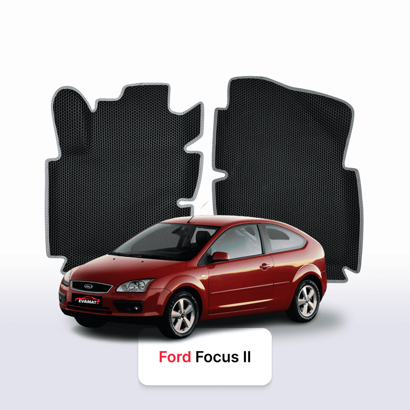Car mats EVA for Ford Focus(MK2) 2 gen 2004-2011 year HATCHBACK 3 door