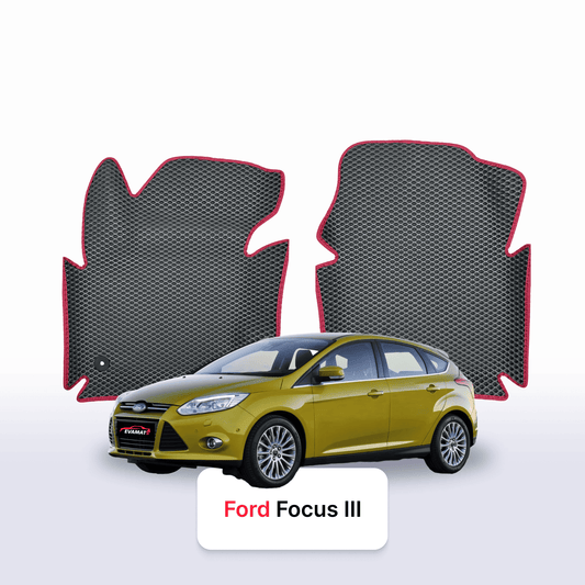 Car mats EVA for Ford Focus(MK3) 3 gen 2010-2019 year HATCHBACK 5 door