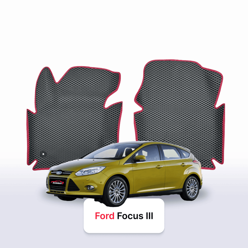Car mats EVA for Ford Focus(MK3) 3 gen 2010-2019 year HATCHBACK 5 door