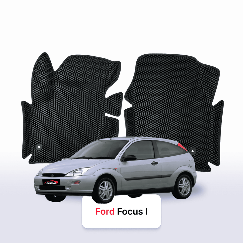 Car mats EVA for Ford Focus(MK1) 1 gen 1998-2004 year HATCHBACK 3 door