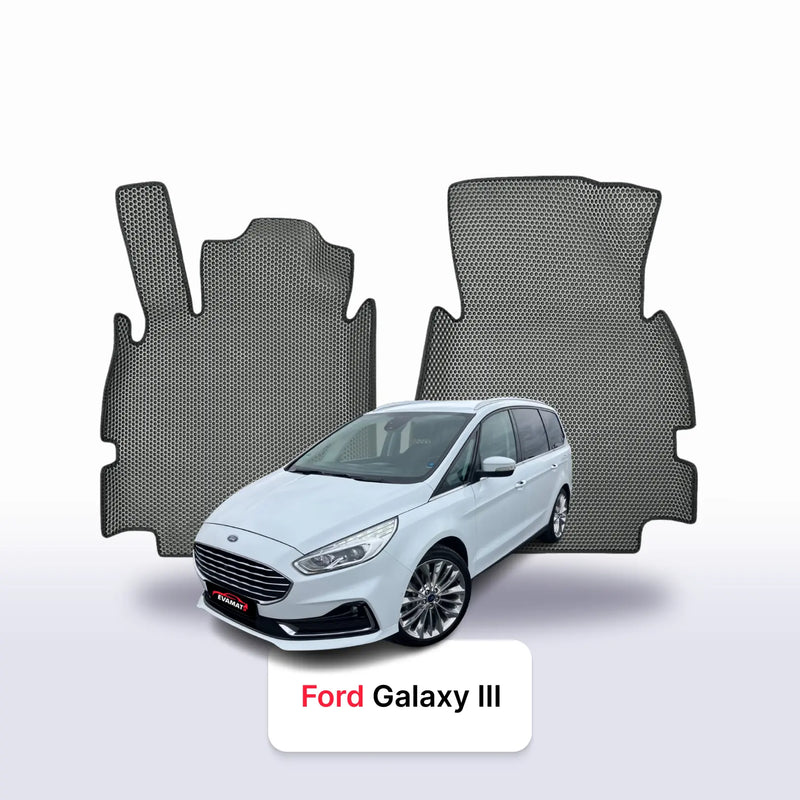 Car mats EVA for Ford Galaxy 3 gen 2015-2023 year MINIVAN 5 seater