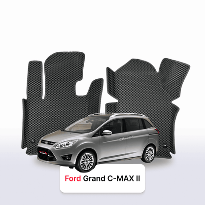 Car mats EVA for Ford Grand C-MAX 2 gen 2010-2019 year MINIVAN
