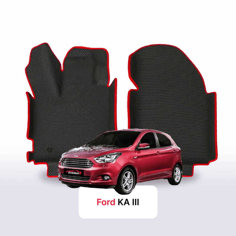 Car mats EVA for Ford KA 3 gen 2014-2022 year HATCHBACK 5 door