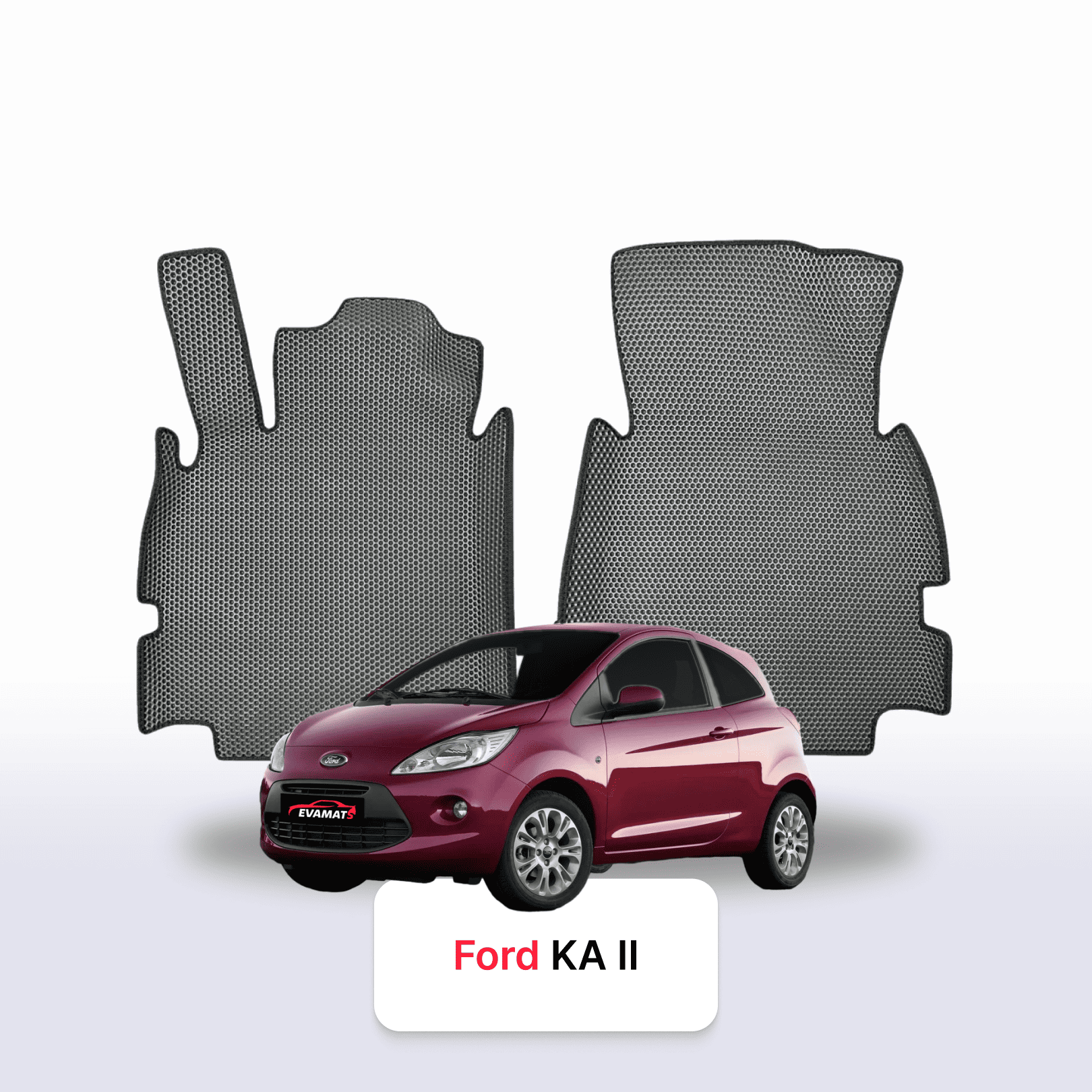 Car mats EVA for Ford KA 2 gen 2008-2016 year HATCHBACK 3 door