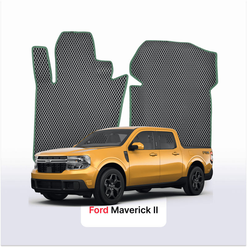 Car mats EVA for Ford Maverick 2 gen 2022-2027 year Pick-Up  double cabin