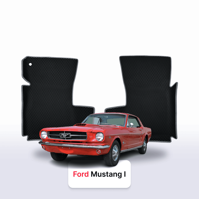 Car mats EVA for Ford Mustang 1 gen 1964-1973 year COUPE
