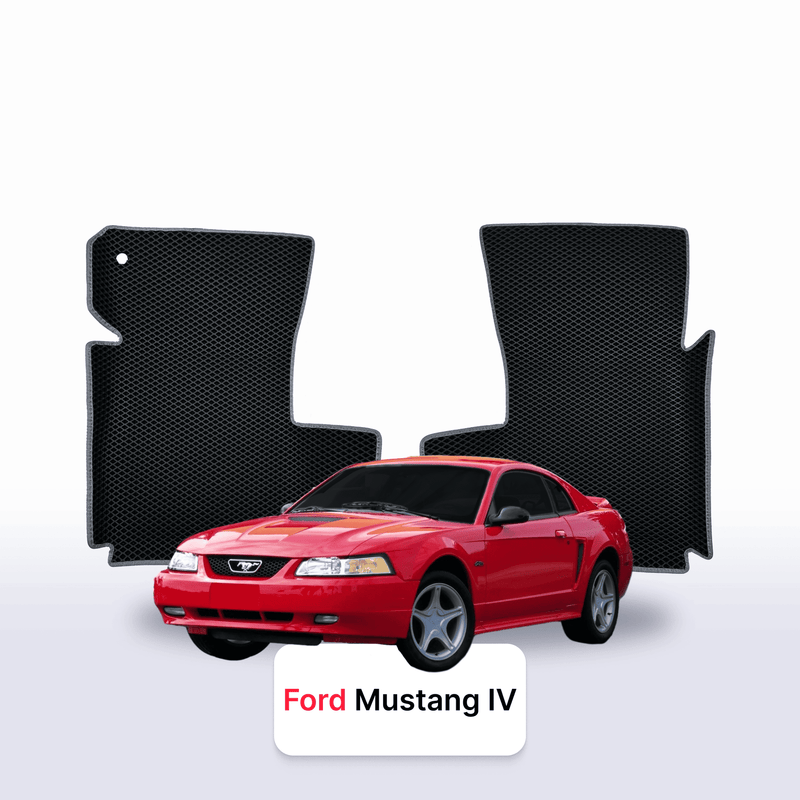 Car mats EVA for Ford Mustang 4 gen 1993-2004 year COUPE