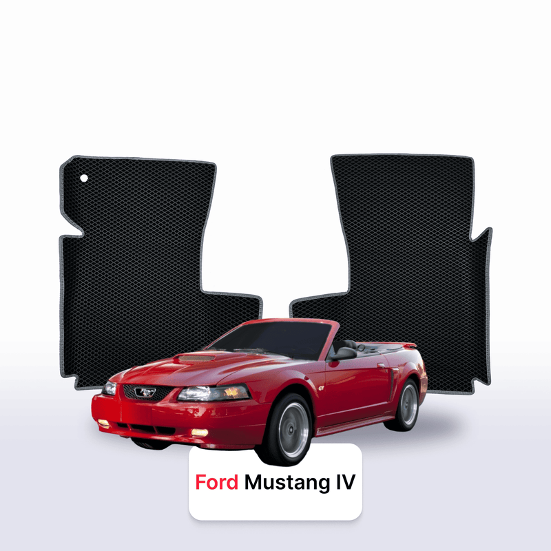 Car mats EVA for Ford Mustang 4 gen 1993-2004 year CABRIO