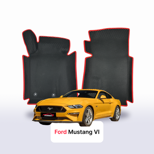 Car mats EVA for Ford Mustang 6 gen 2014-2023 year COUPE
