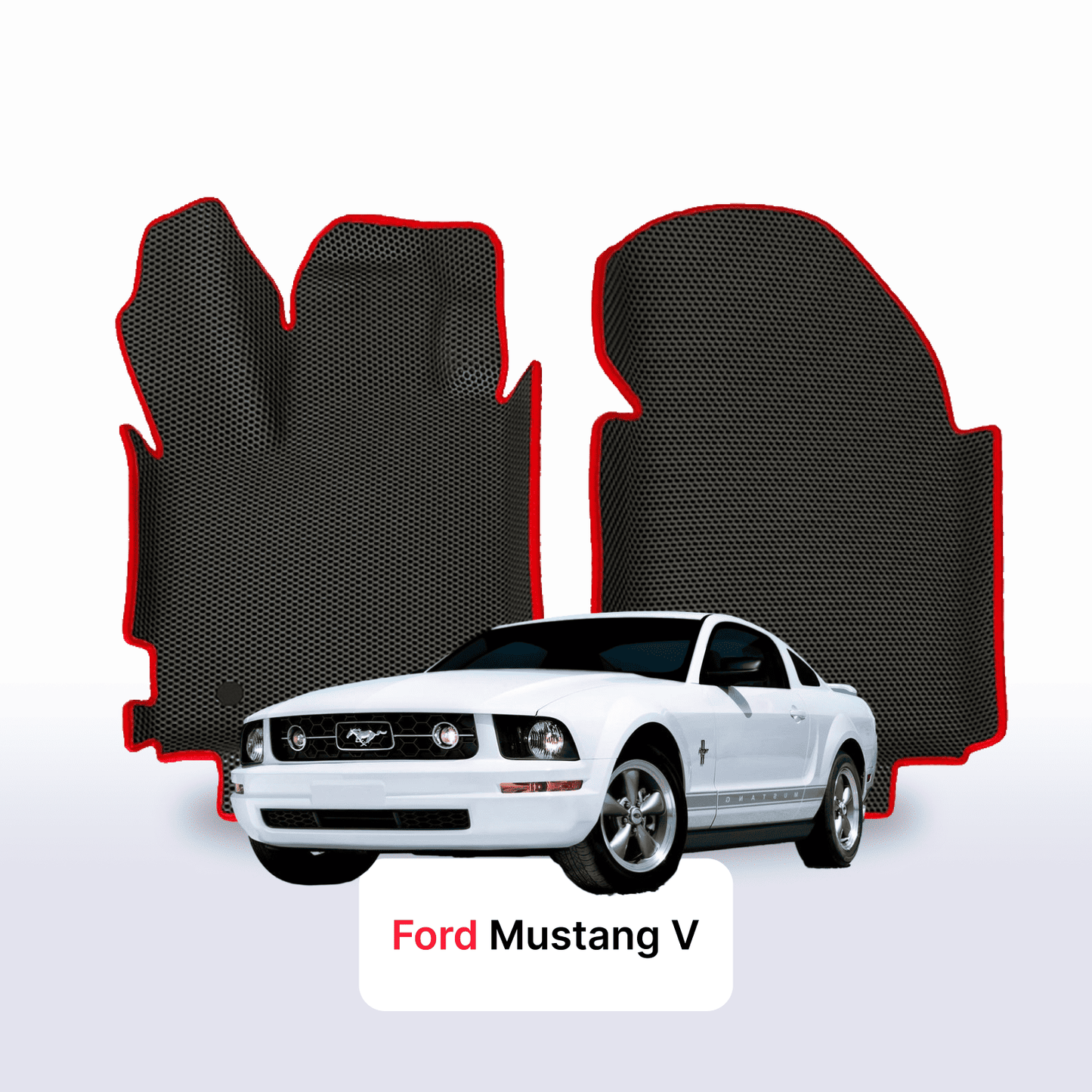 Car mats EVA for Ford Mustang 5 gen 2004-2014 year COUPE