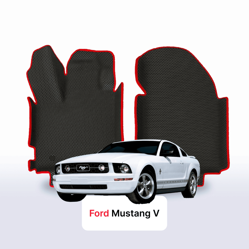 Car mats EVA for Ford Mustang 5 gen 2004-2014 year COUPE