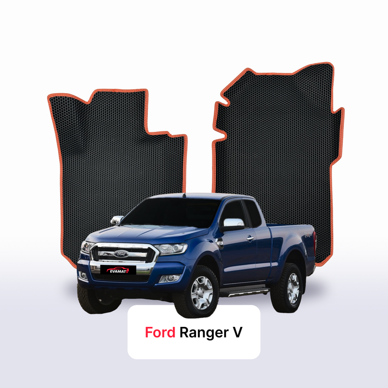 Car mats EVA for Ford Ranger 5 gen 2011-2022 year PICK-UP półtorej kabiny
