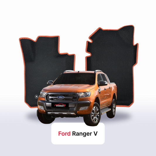 Car mats EVA for Ford Ranger 5 gen 2011-2022 year PICK-UP double cabin