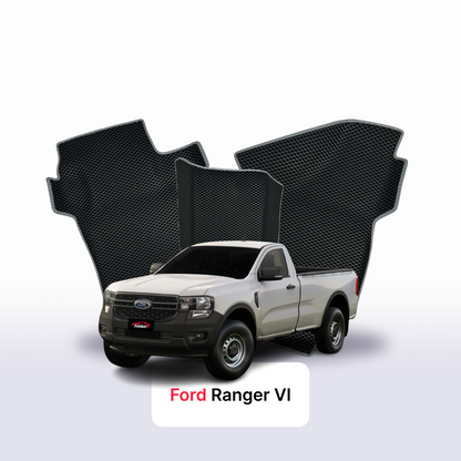 Car mats EVA for Ford Ranger 6 gen 2022-2028 year PICK-UP single cabin