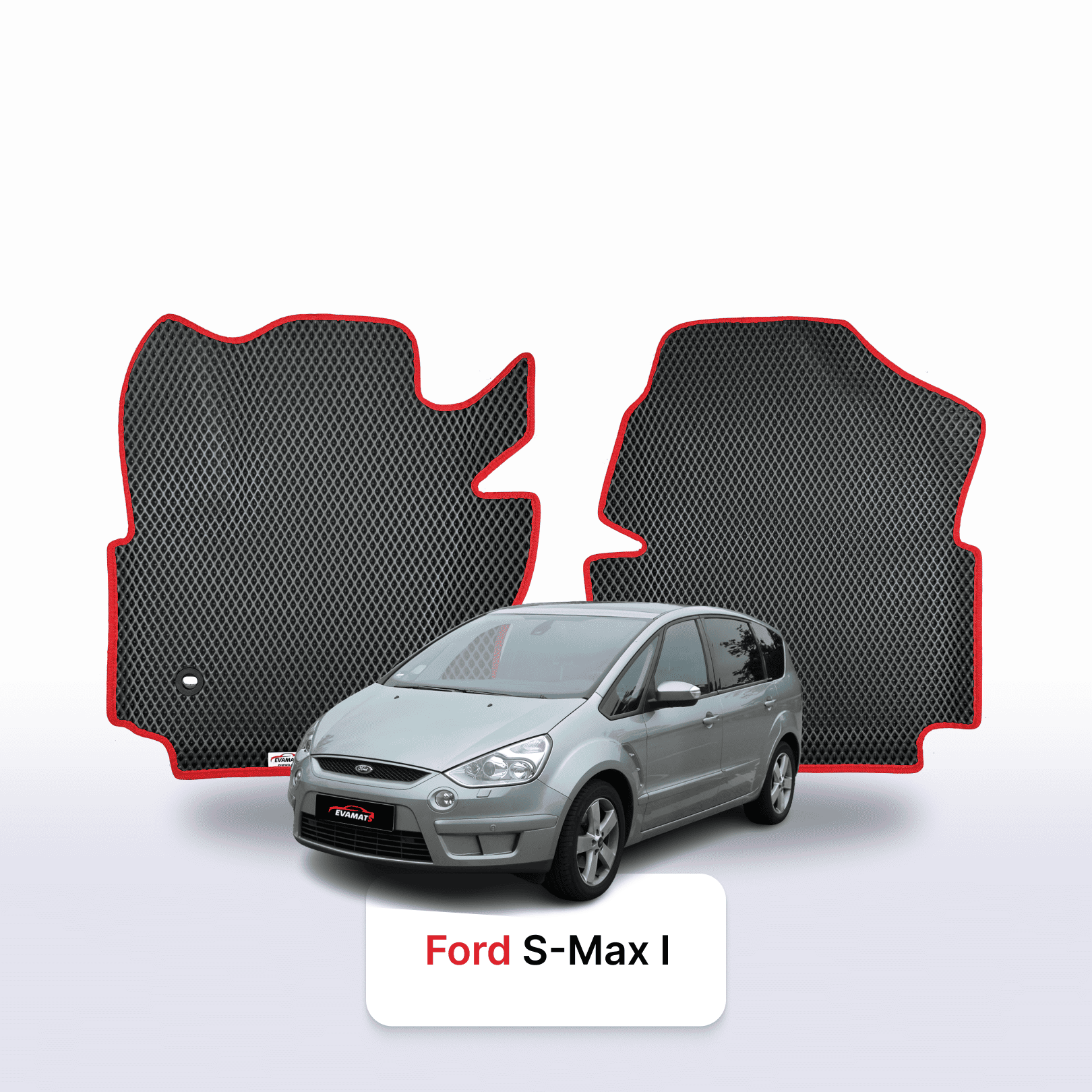 Car mats EVA for Ford S-MAX(MK1) 1 gen 2006-2015 year MINIVAN 5  seater