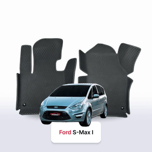 Car mats EVA for Ford S-MAX(MK1) 1 gen 2006-2015 year MINIVAN 7  seater