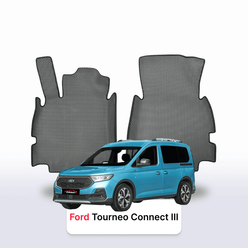 Car mats EVA for Ford Tourneo Connect 3 gen 2021-2028 year MINIVAN 5  seater