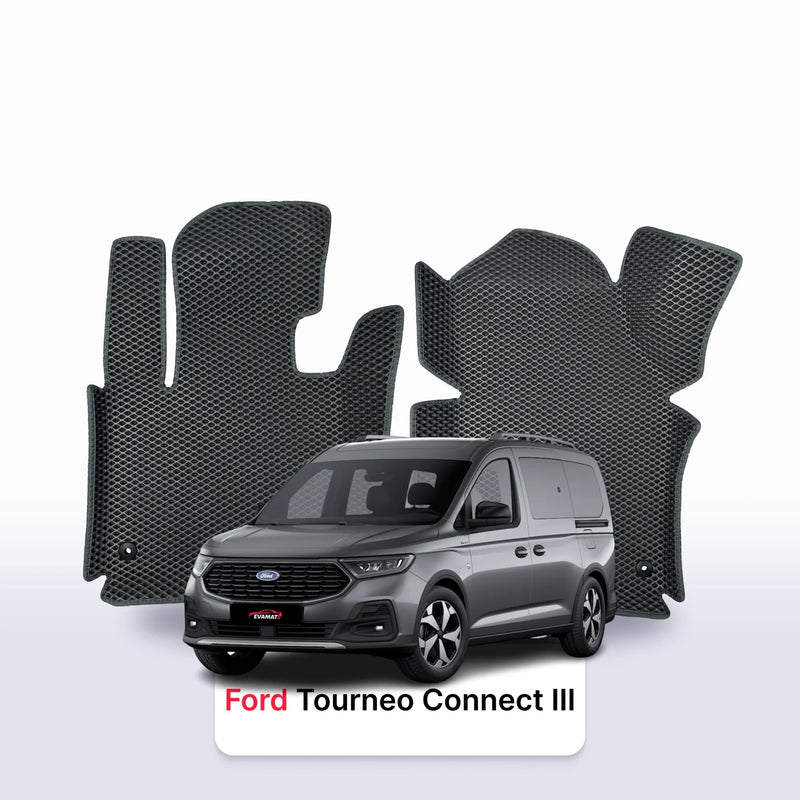 Car mats EVA for Ford Tourneo Connect 3 gen 2021-2027 year MINIVAN 7  seater