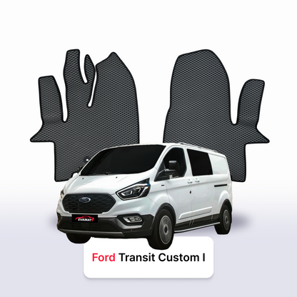 Car mats EVA for Ford Transit Custom 1 gen 2012-2023 year MINIVAN