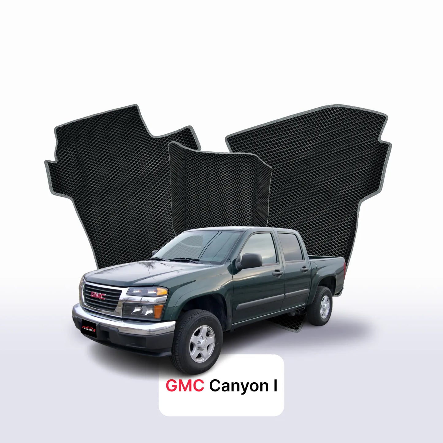 Car mats EVA for GMC Canyon 1 gen 2004-2012 year Pick-Up double cabin